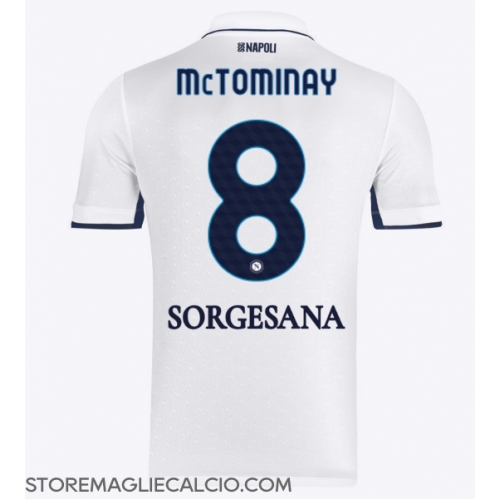 SSC Napoli Scott McTominay #8 Maglia Gara Trasferta Repliche 2024-25 Maniche Corte SSC Napoli Scott McTominay #8 Maglia Gara Trasferta Repliche 2024-25 Maniche Corte